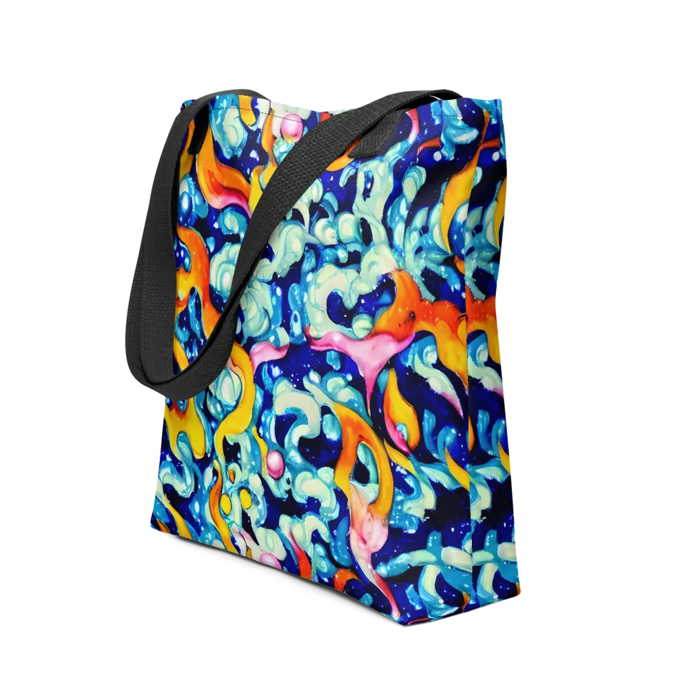 Saturated Splash on Tote Bag — Front