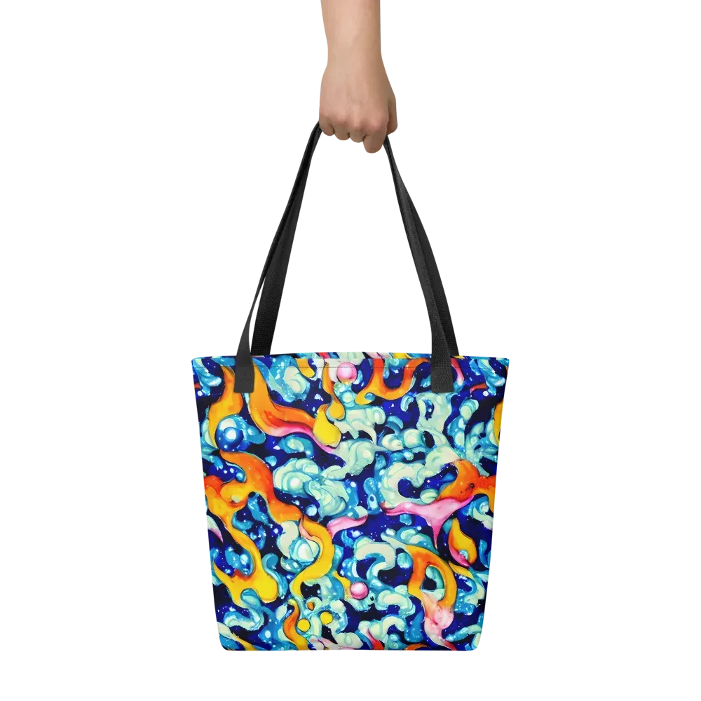 Saturated Splash on Tote Bag — Front
