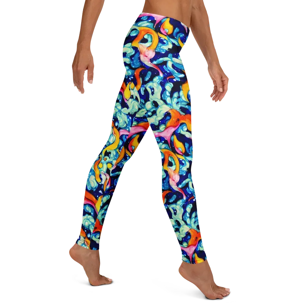 Saturated Splash on Leggings — Right