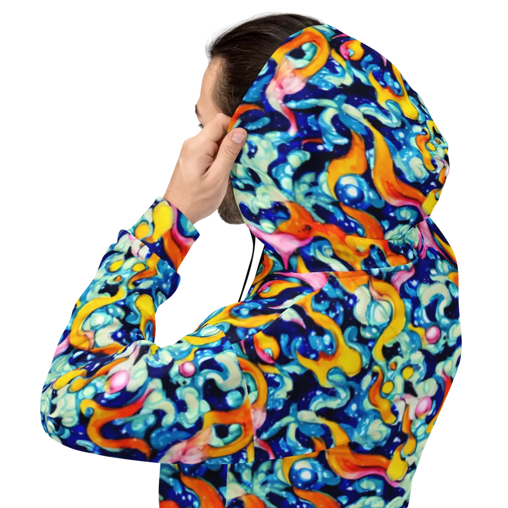 Saturated Splash on Hoodie — Back