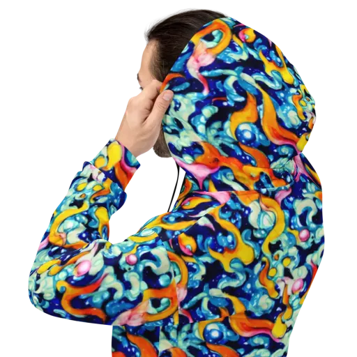 Saturated Splash on a Hoodie