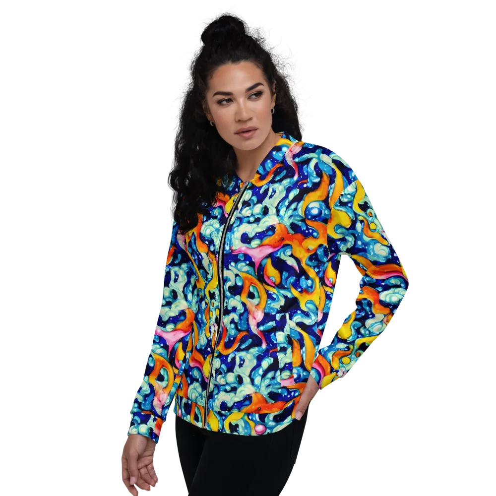 Saturated Splash on Bomber Jacket — Left