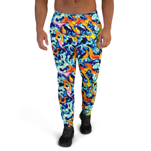 Saturated Splash on a Men's Joggers