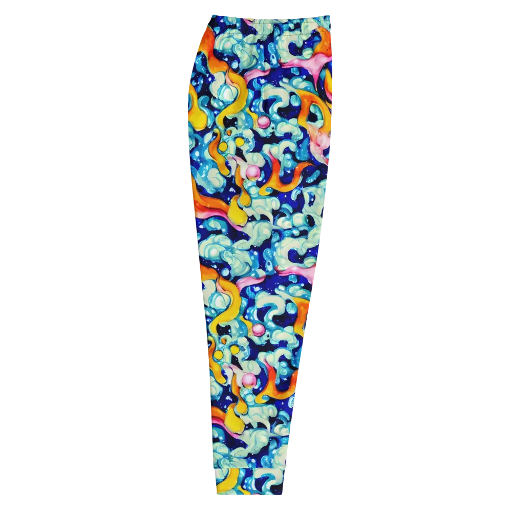 Saturated Splash on Men's Joggers — Right