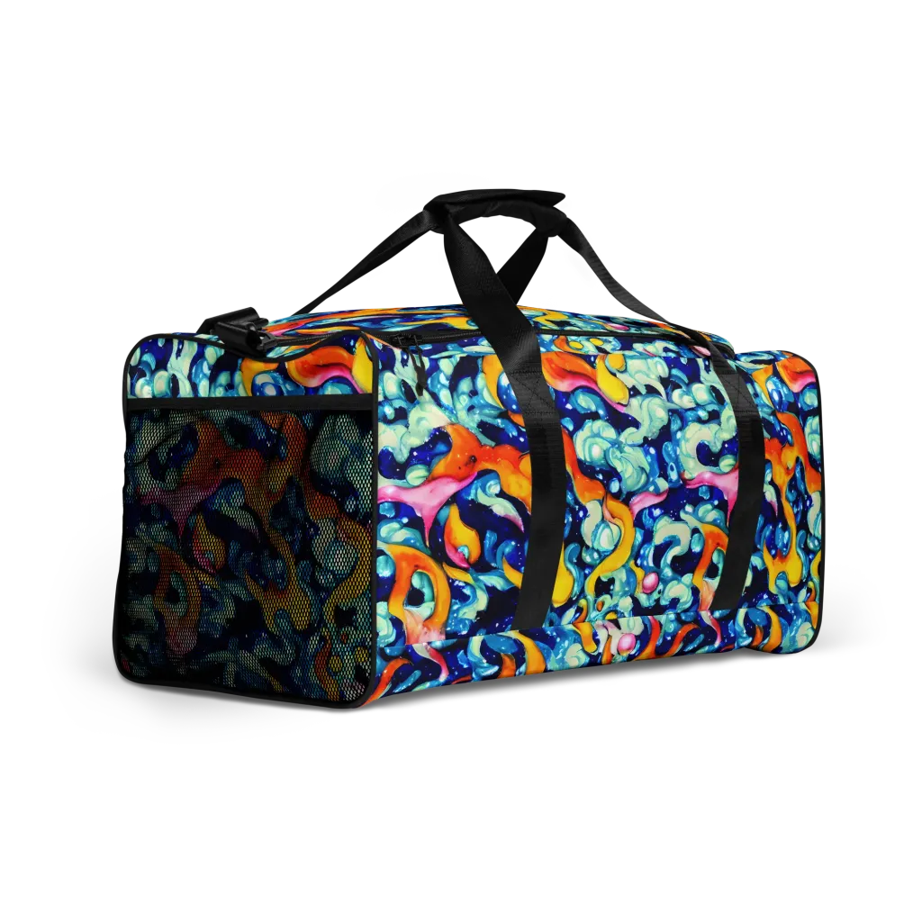 Saturated Splash on Duffle Bag — Right Front