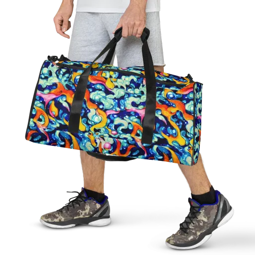 Saturated Splash on a Duffle Bag