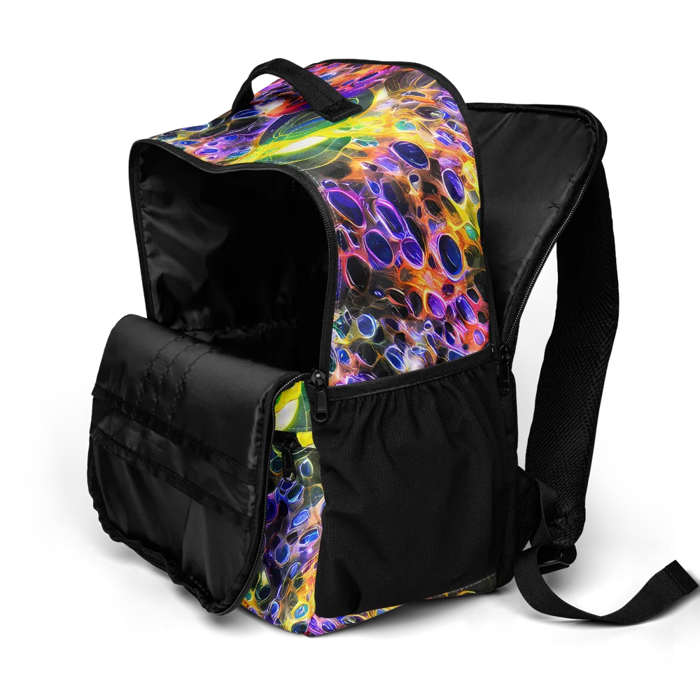 Neon Orbits on Utility Backpack — Product details 2