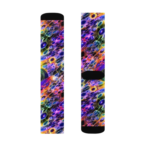 Neon Orbits on a Socks