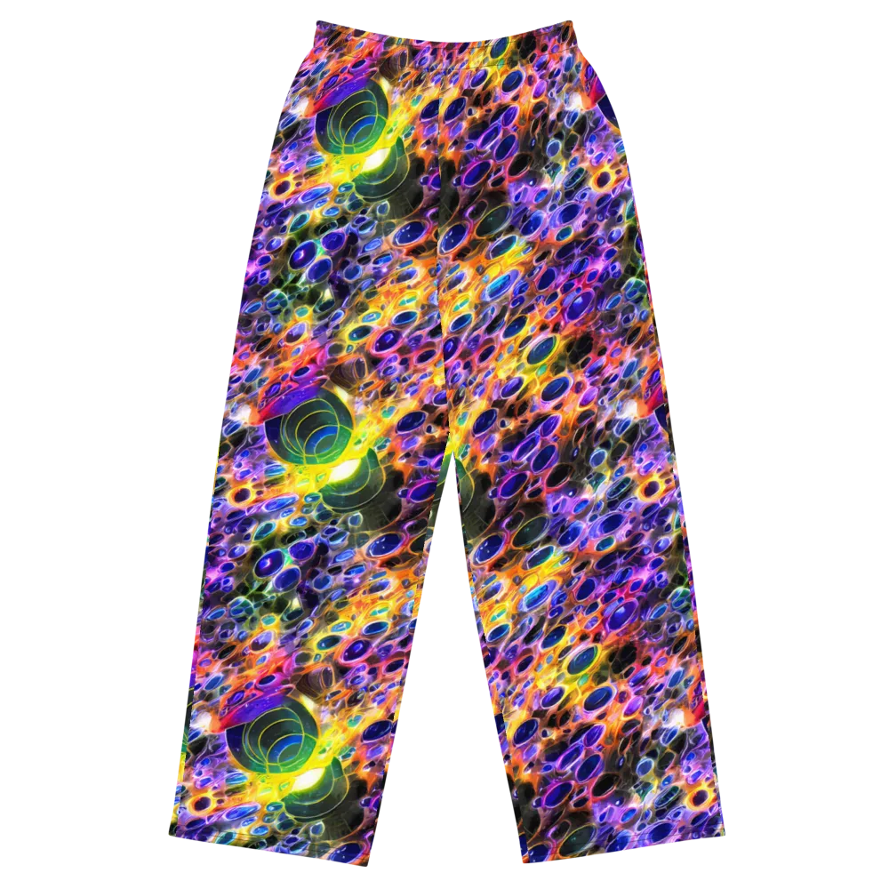 Neon Orbits on Wide-Leg Pants — Front