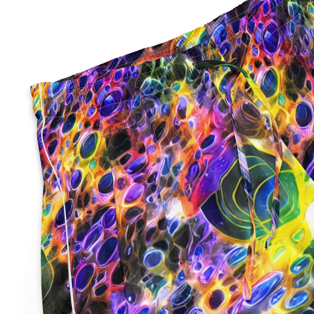 Neon Orbits on Women's Pajama Shorts — Product details