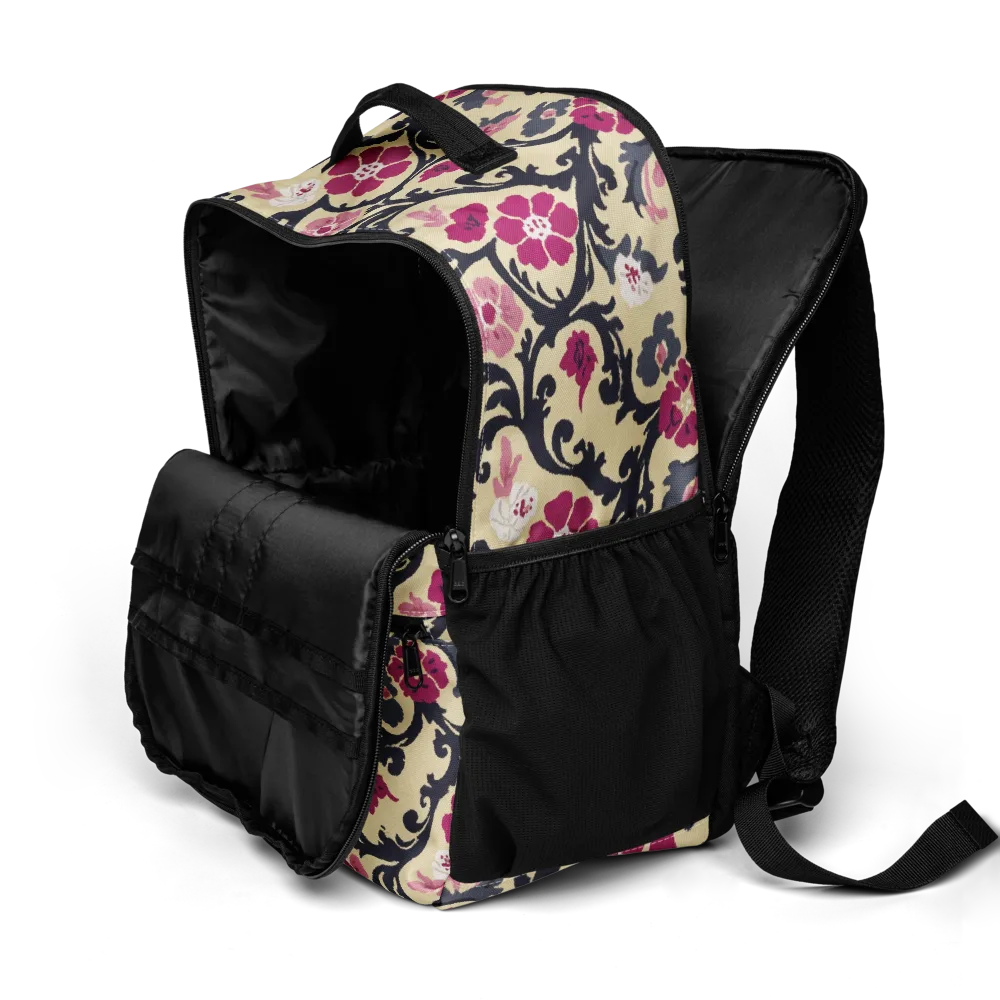 Navy Garden Waltz on Utility Backpack — Product details 2