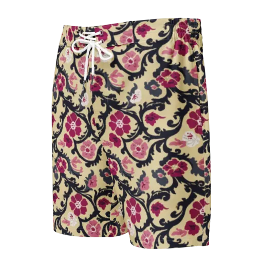 Navy Garden Waltz on a Men's Board Shorts