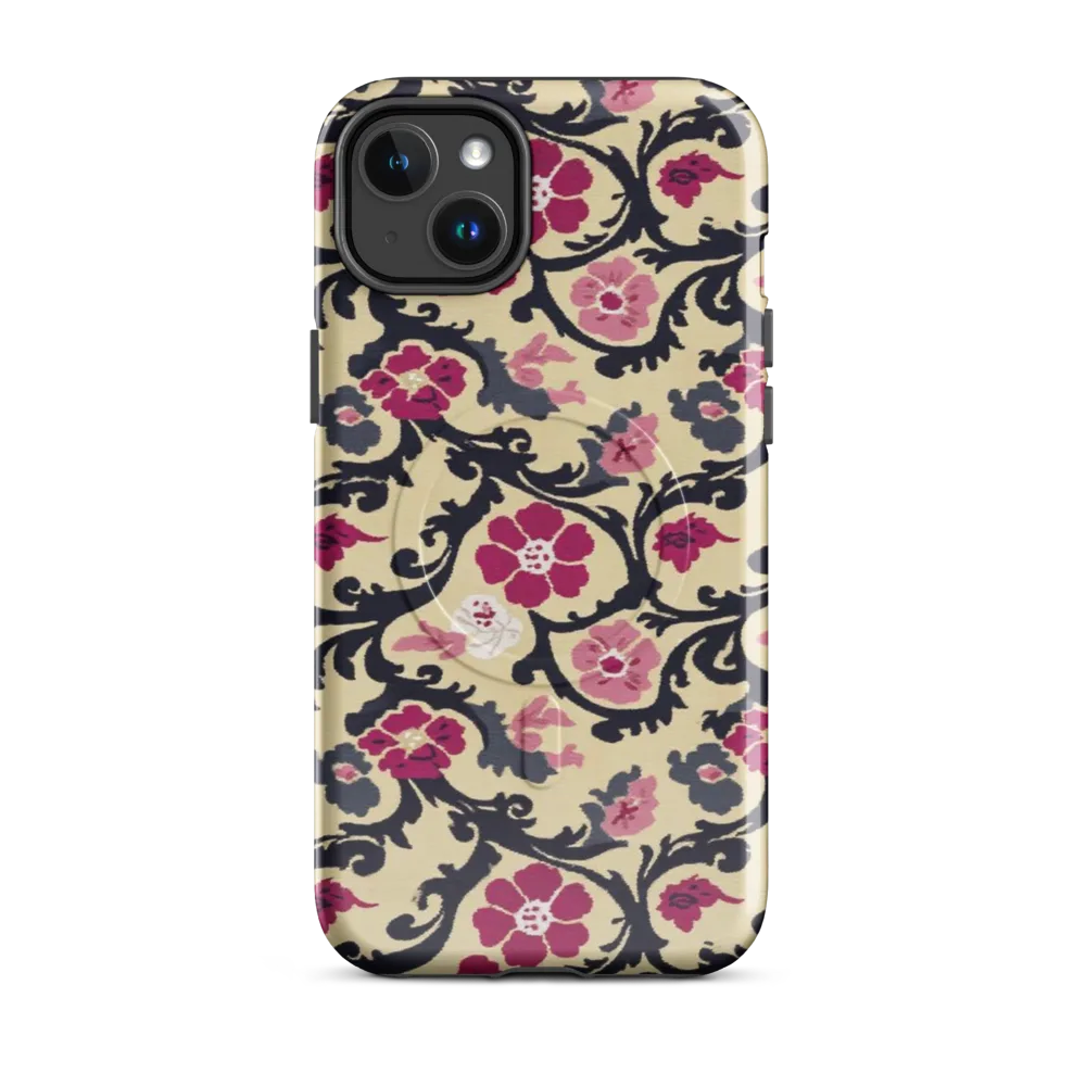 Navy Garden Waltz on MagSafe Tough Case for iPhone® — Front