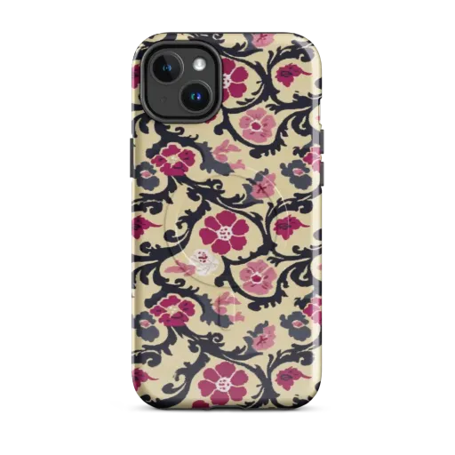 Navy Garden Waltz on a MagSafe Tough Case for iPhone®