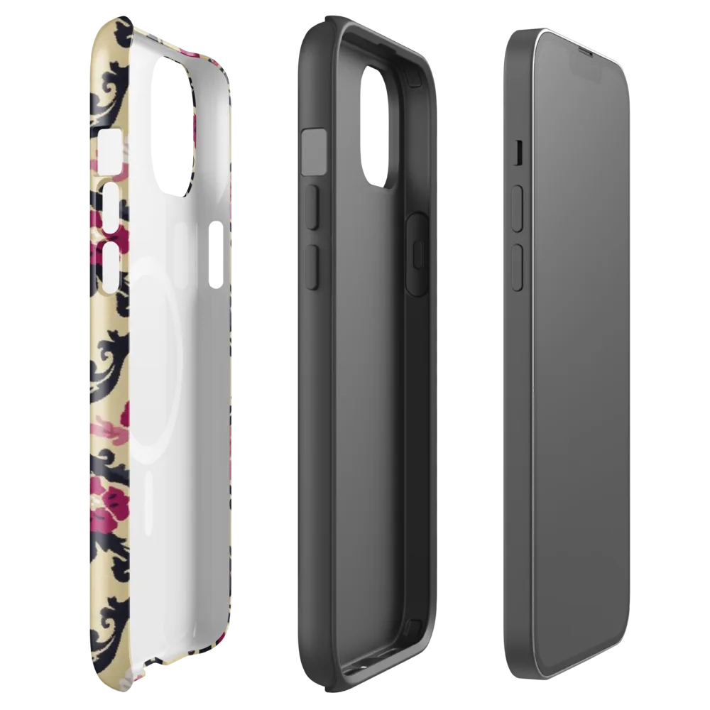 Navy Garden Waltz on MagSafe Tough Case for iPhone® — Front