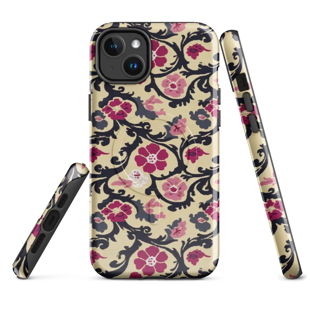 Navy Garden Waltz on MagSafe Tough Case for iPhone® — Front