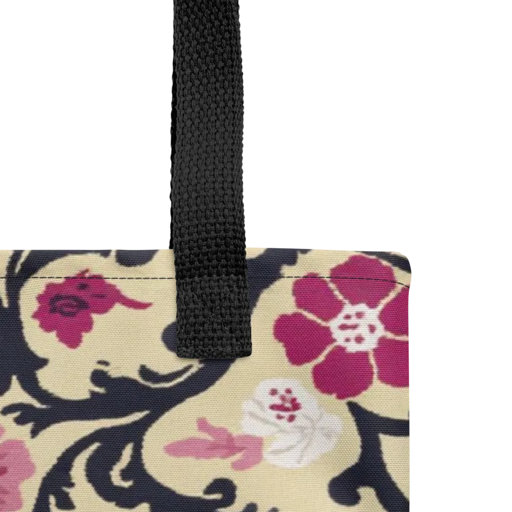 Navy Garden Waltz on Tote Bag — Product details