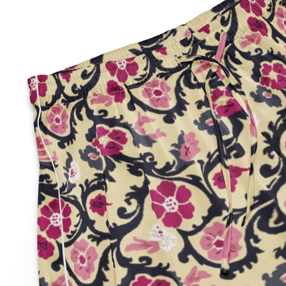 Navy Garden Waltz on Women's Pajama Shorts — Product details