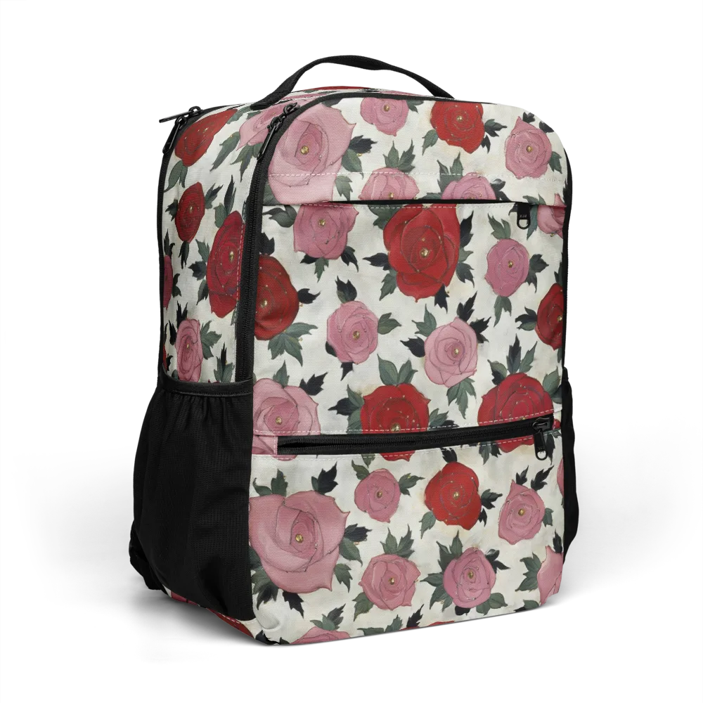 Velvet Rose Parade on Utility Backpack — Right Front