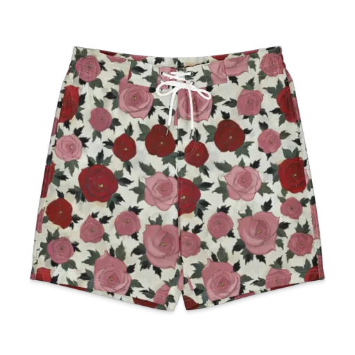 Velvet Rose Parade on a Men's Board Shorts