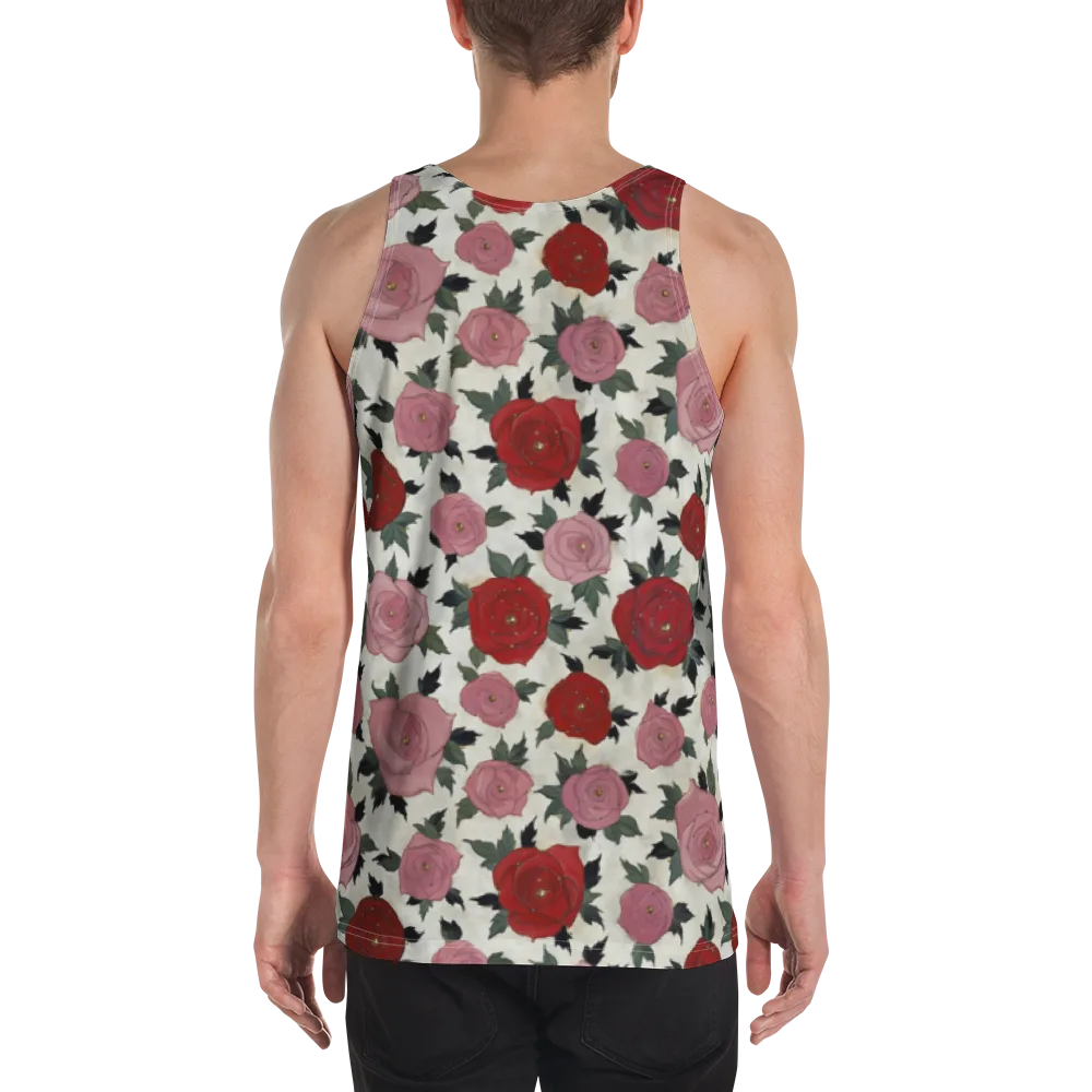 Velvet Rose Parade on Men's Tank Top — Back