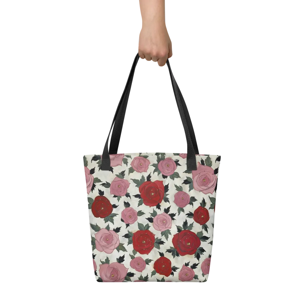 Velvet Rose Parade on Tote Bag — Front
