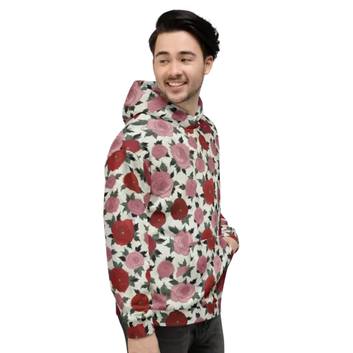 Velvet Rose Parade on a Hoodie