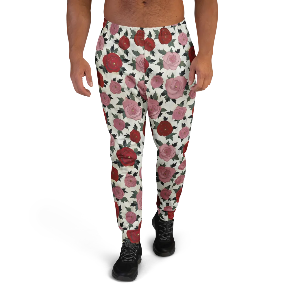 Velvet Rose Parade on Men's Joggers — Front