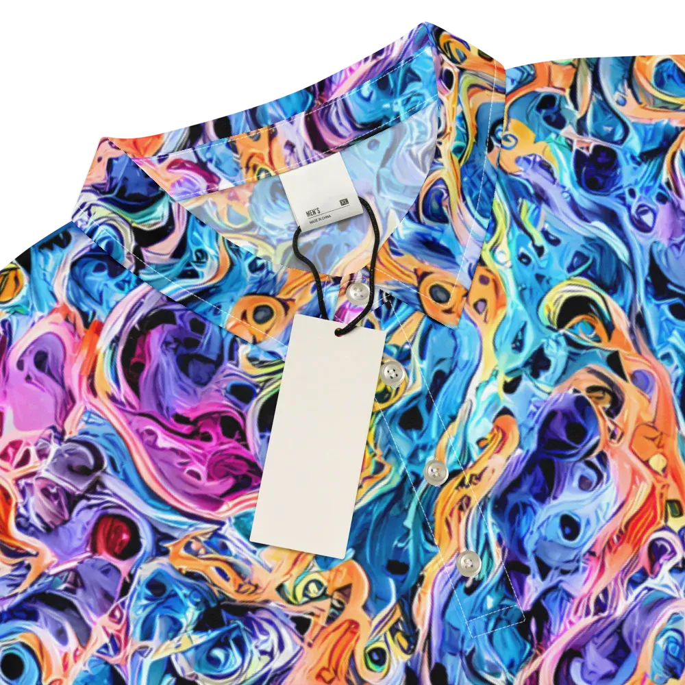 Rococo Vortex on Men's Slim Fit Polo Shirt — Product details