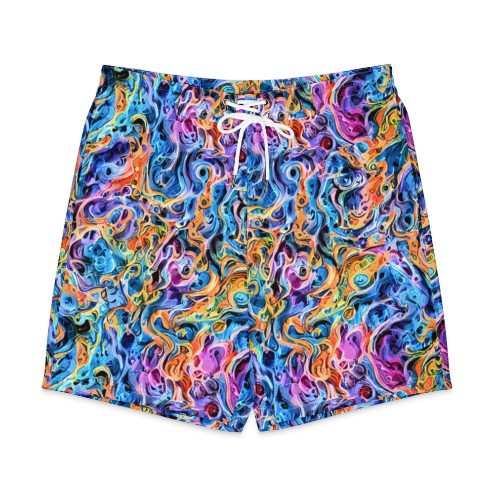 Rococo Vortex on Men's Board Shorts — Front