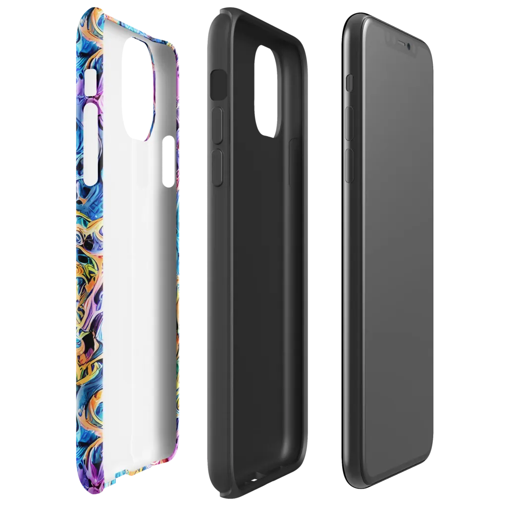 Rococo Vortex on Tough Case for iPhone® — Right