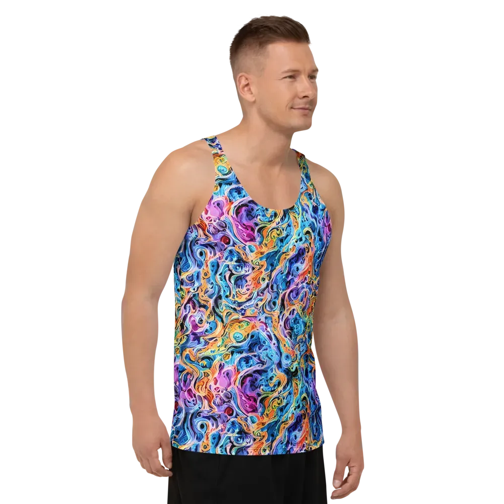 Rococo Vortex on Men's Tank Top — Right Front