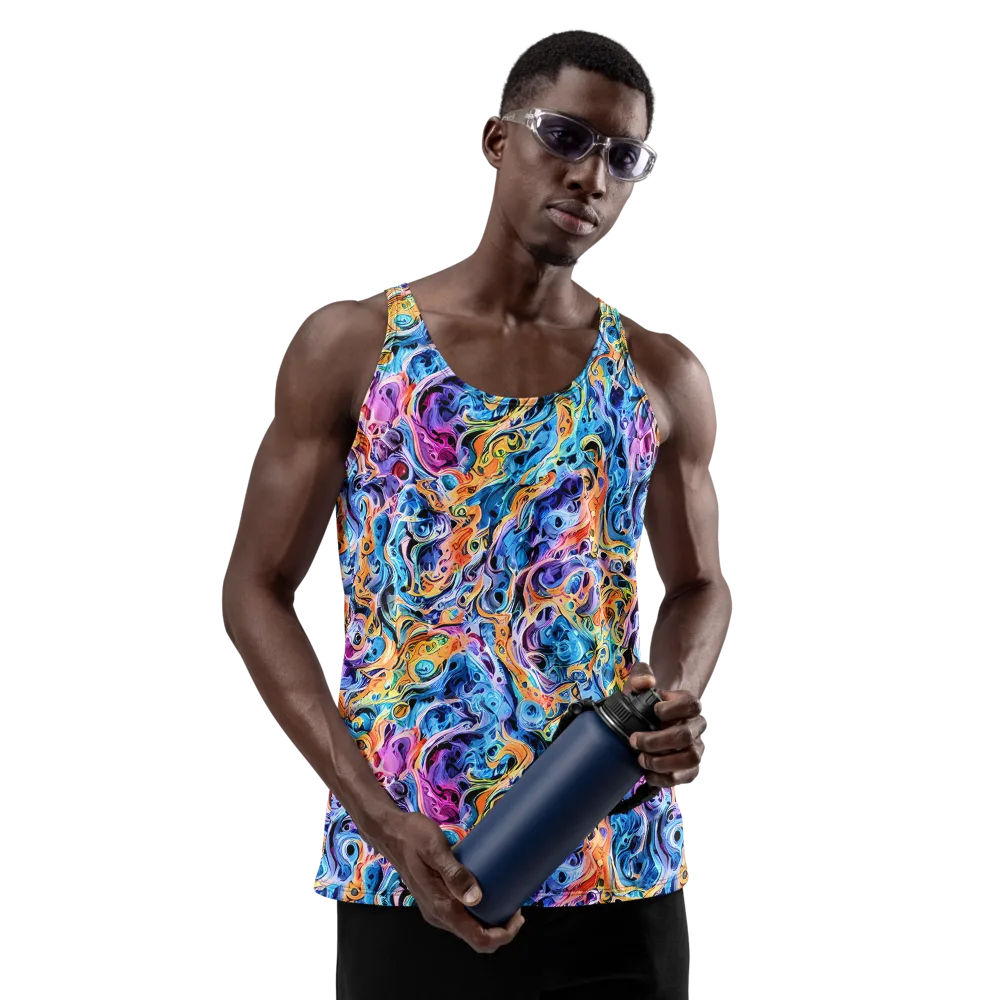 Rococo Vortex on Men's Tank Top — Front