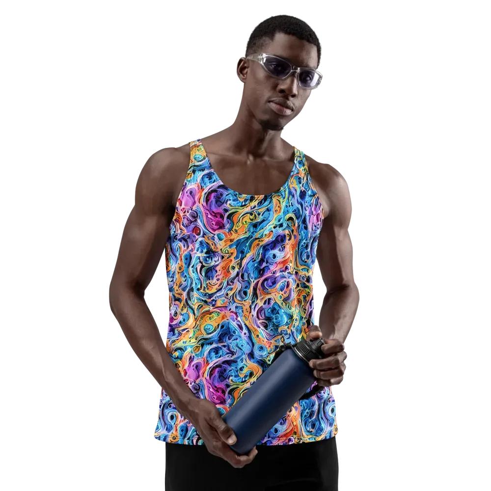 Rococo Vortex on Men's Tank Top — Front