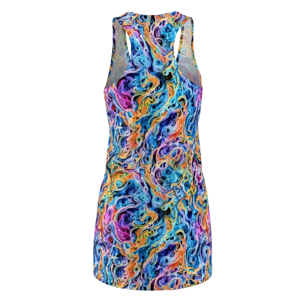 Rococo Vortex on Racerback Dress — Back
