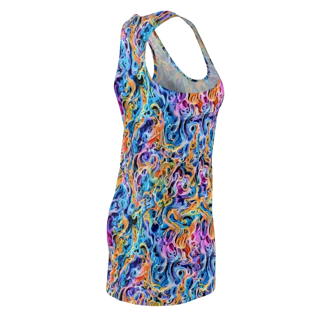Rococo Vortex on Racerback Dress — Back Side