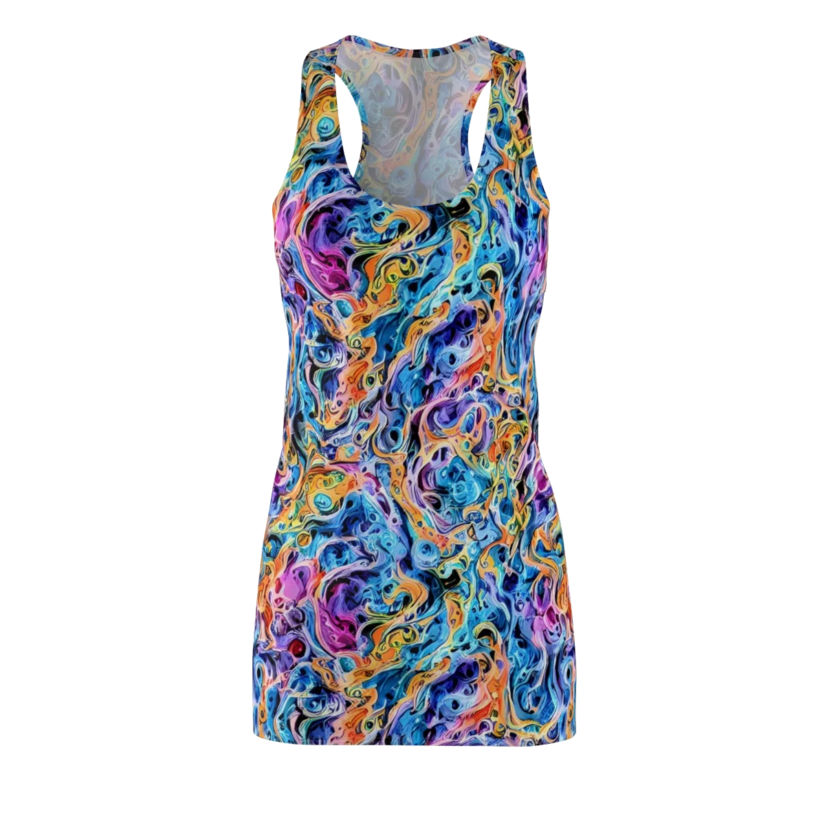 Rococo Vortex on Racerback Dress — Front
