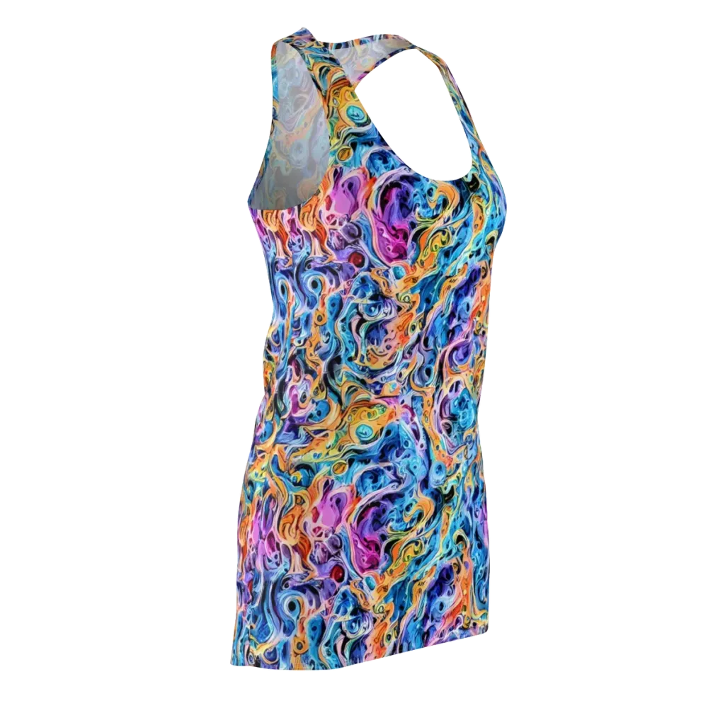 Rococo Vortex on Racerback Dress — Front Side