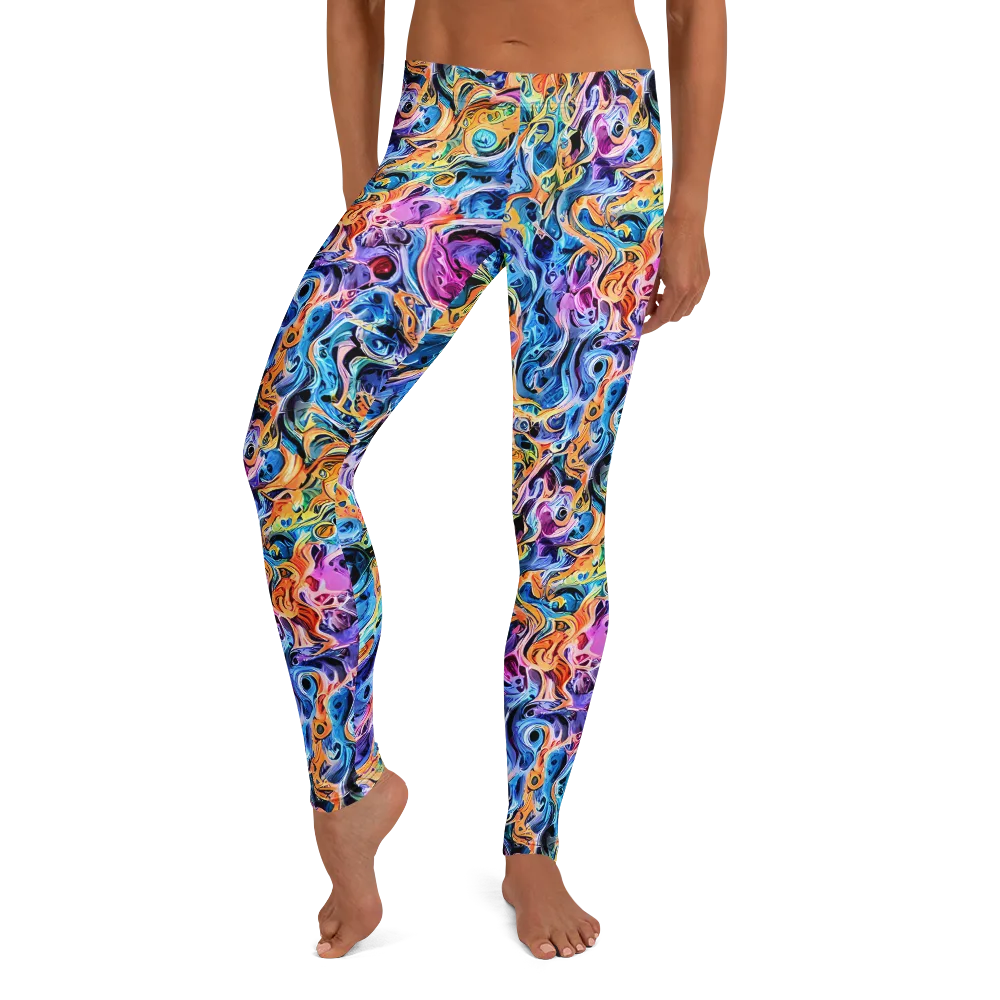 Rococo Vortex on Leggings — Front