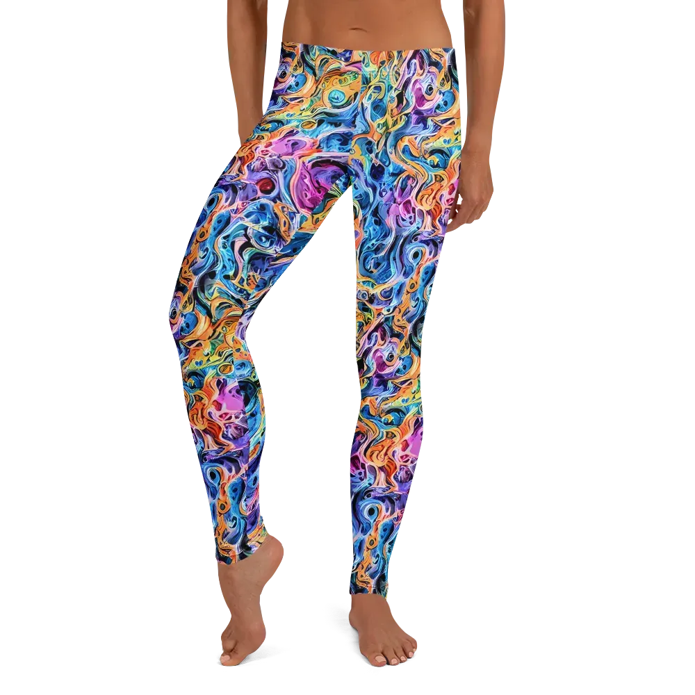 Rococo Vortex on Leggings — Front