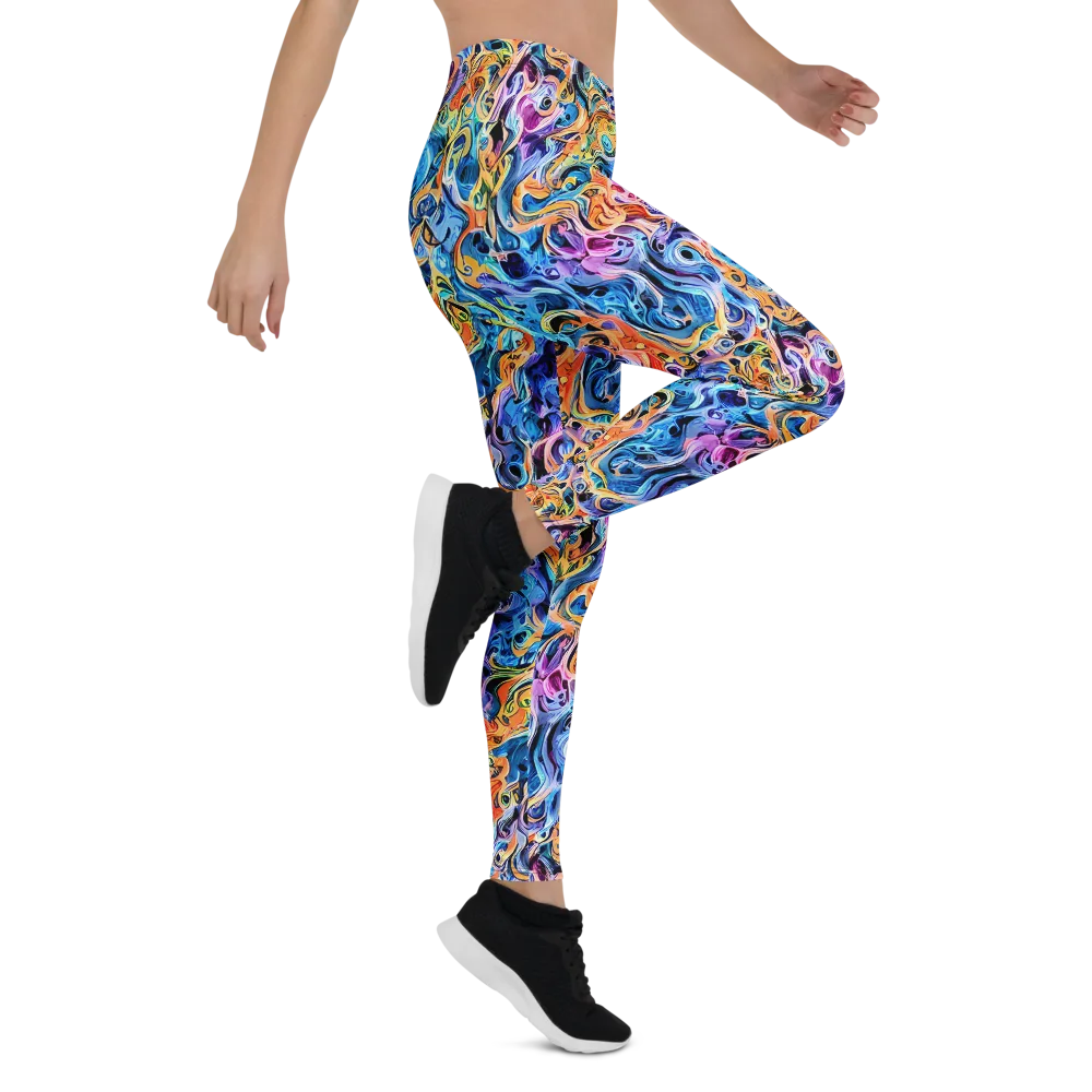 Rococo Vortex on Leggings — Right