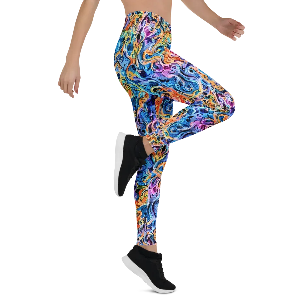 Rococo Vortex on Leggings — Right