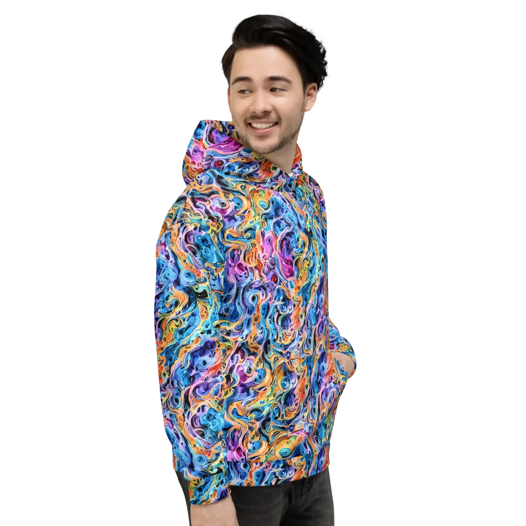 Rococo Vortex on Hoodie — Right