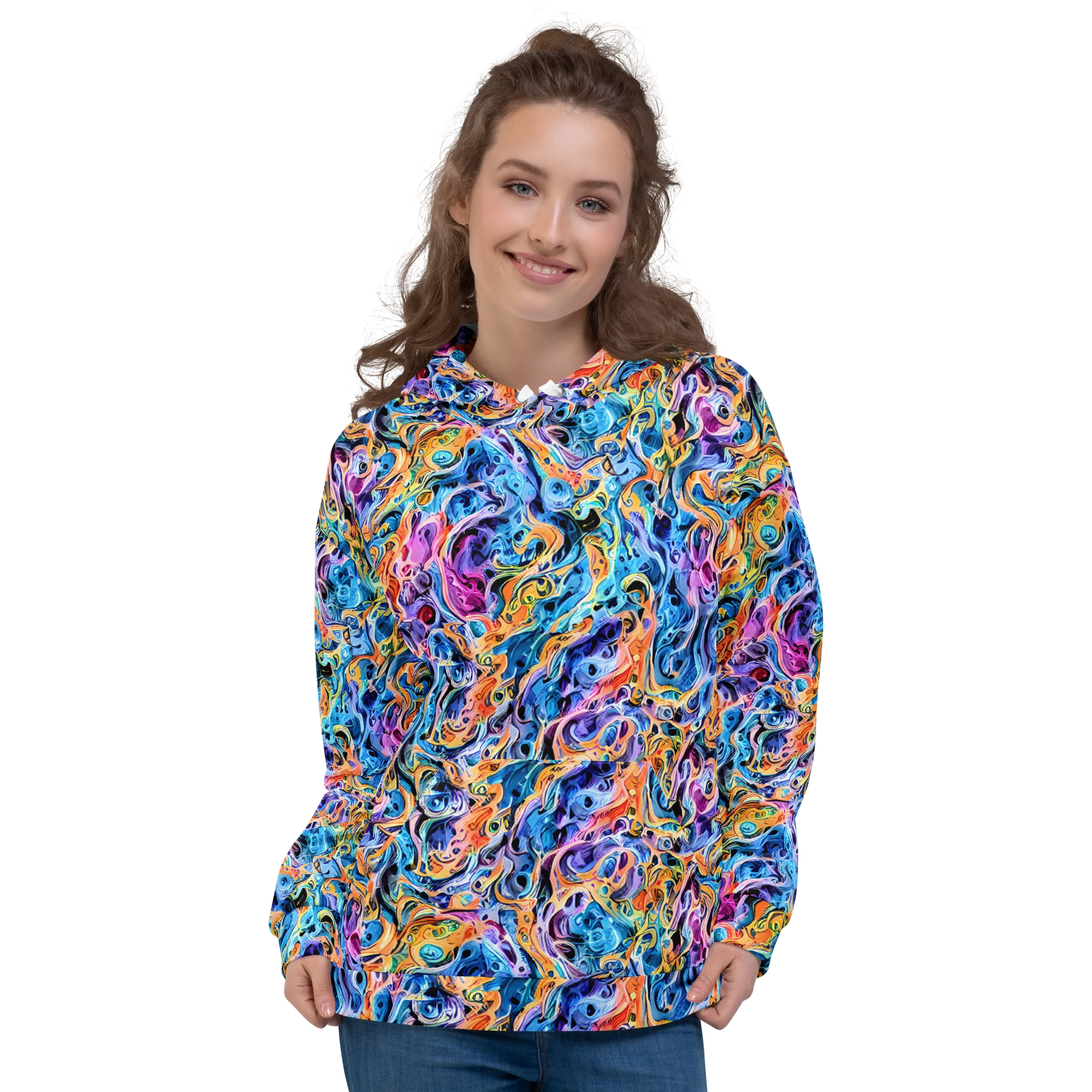Rococo Vortex on Hoodie — Front