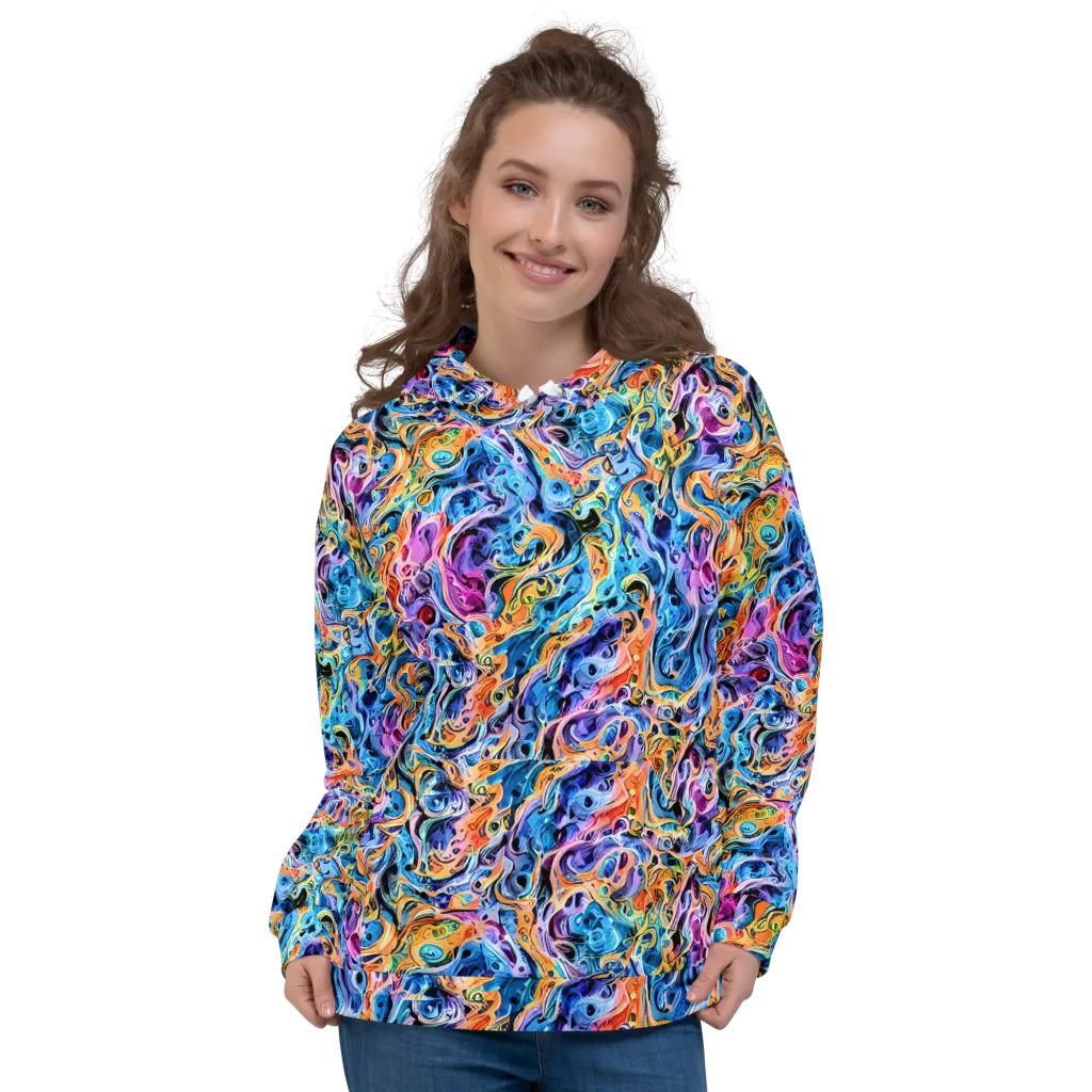 Rococo Vortex on Hoodie — Front