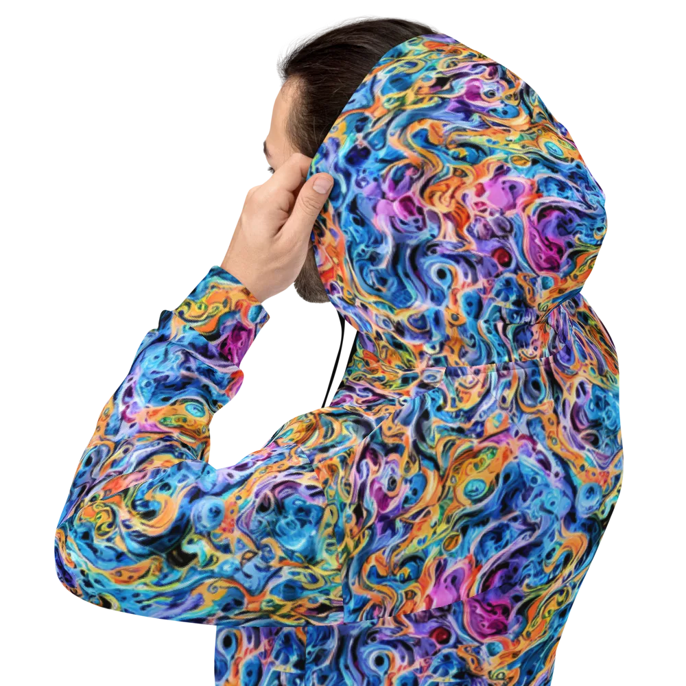 Rococo Vortex on Hoodie — Back
