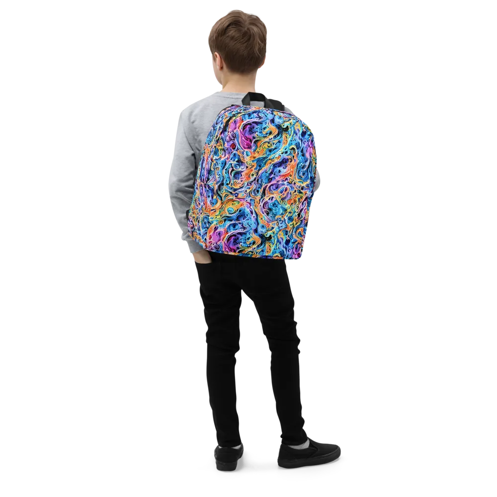 Rococo Vortex on Minimalist Backpack — Right Front