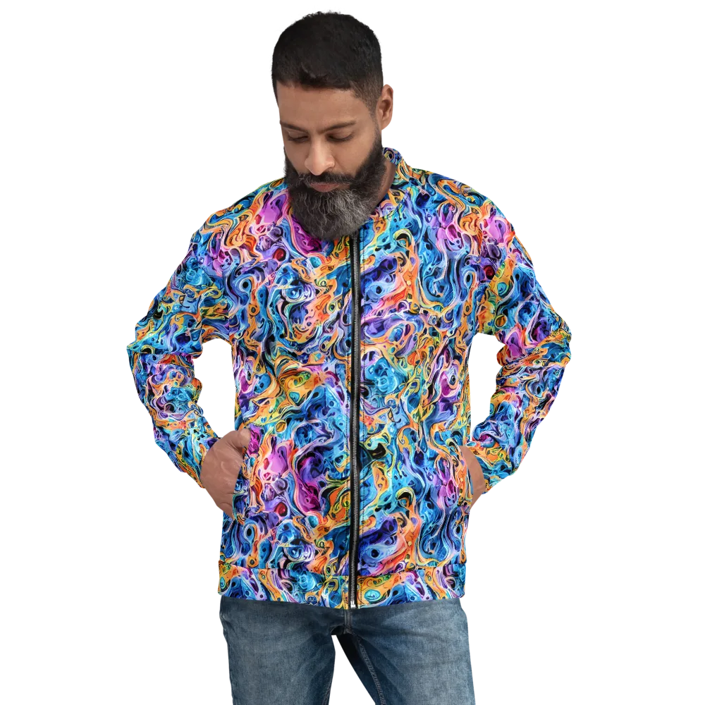 Rococo Vortex on Bomber Jacket — Front