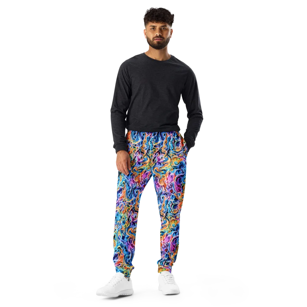 Rococo Vortex on Men's Joggers — Front