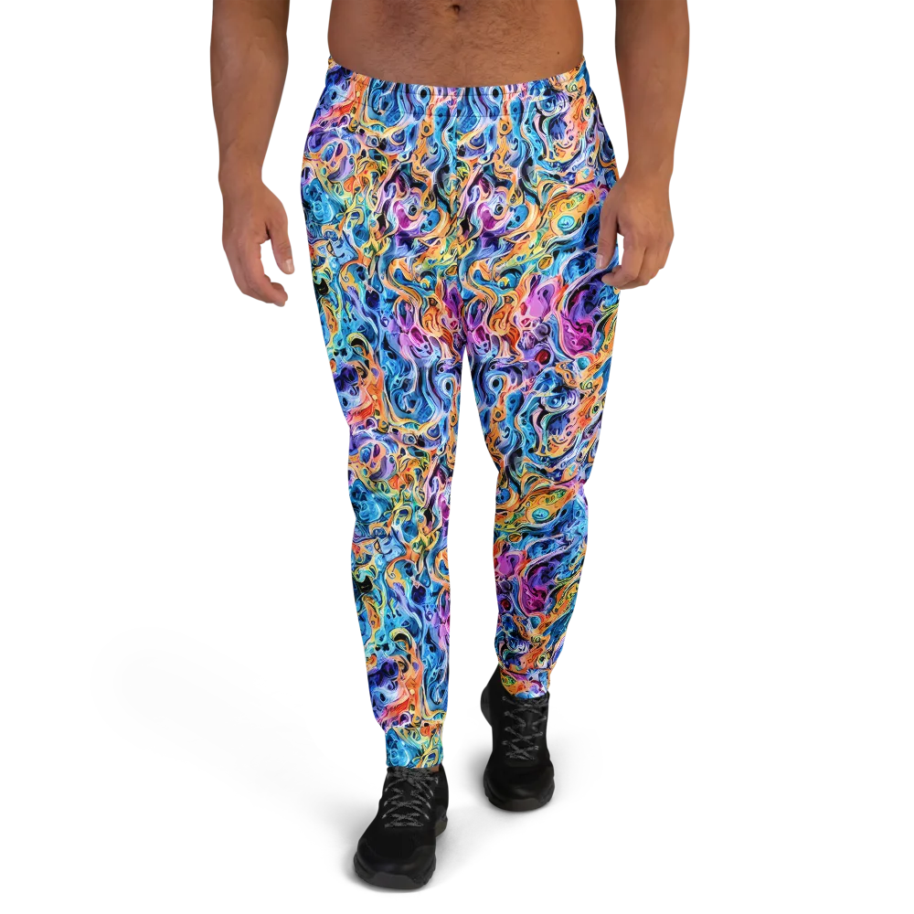 Rococo Vortex on Men's Joggers — Front